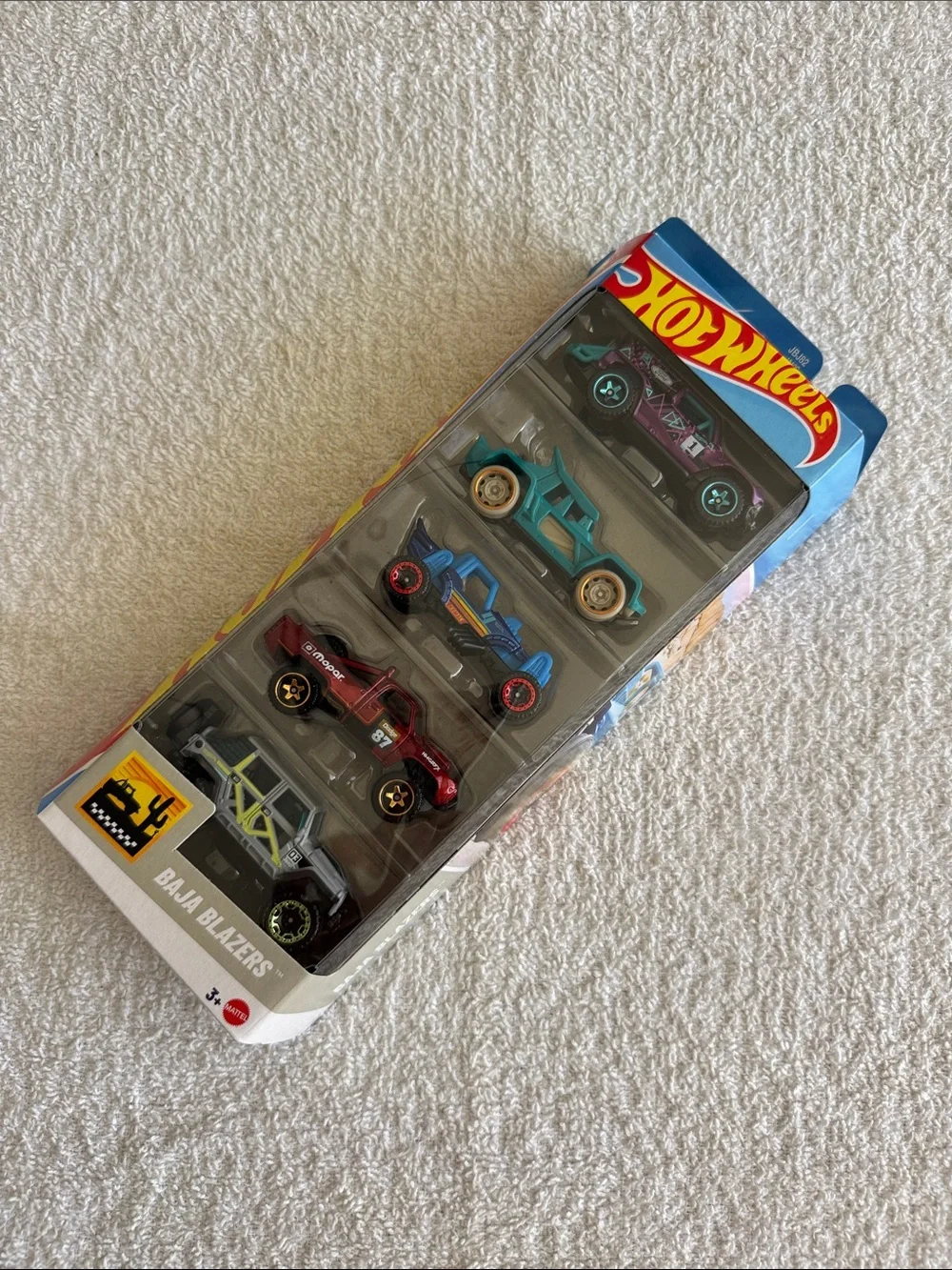 Hot Wheels Baja Blazers 5 Pack Assorted Kids Toy Cars - Multi-Color